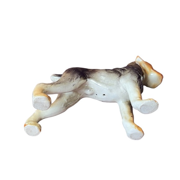 Vintage Porcelain Boxer Dog Figurine - Picture 7 of 7